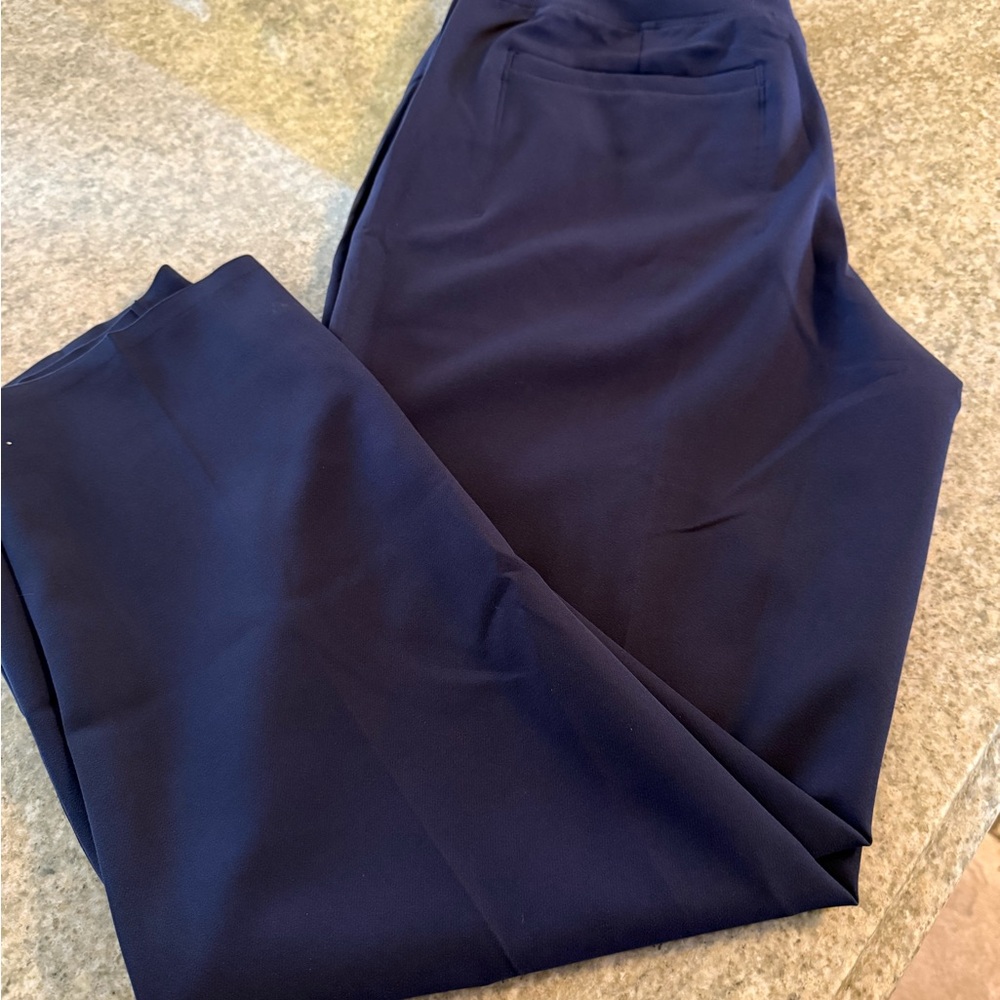 Athleta Endless Deep Navy Cropped Ankle Pants